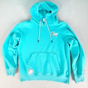 GOAT USA Sweatshirt Hoodie Pullover Men’s Small Tahiti Blue Athletic Performance